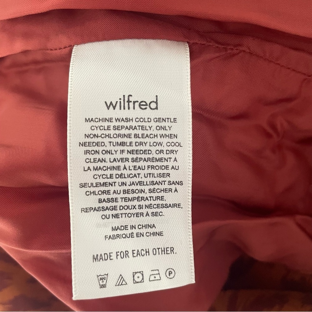 Wilfred Aritzia rust color one shoulder dress 373… - image 6